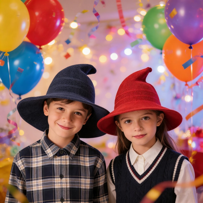 Halloween Magic Witch Hat For Cosplay Party Photos 0