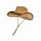Breathable Straw Cowboy Hat With Adjustable Windproof Strap Sun Protection Outdoor Hat 5