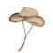 Breathable Straw Cowboy Hat With Adjustable Windproof Strap Sun Protection Outdoor Hat 7