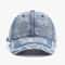 Vintage Denim Baseball Cap With Bowknot Face Slimming Unisex Hat 4