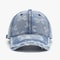 Vintage Denim Baseball Cap With Bowknot Face Slimming Unisex Hat 4
