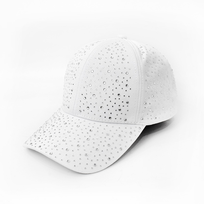 Rhinestone Baseball Cap Unisex Sun Protection Hat Adjustable 5