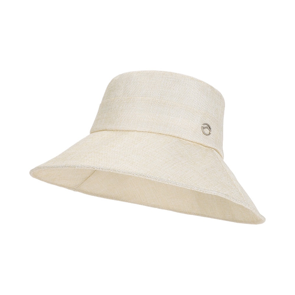 Linen Style Wide Brim Fishermans Hat With Foldable Sun Protection 8