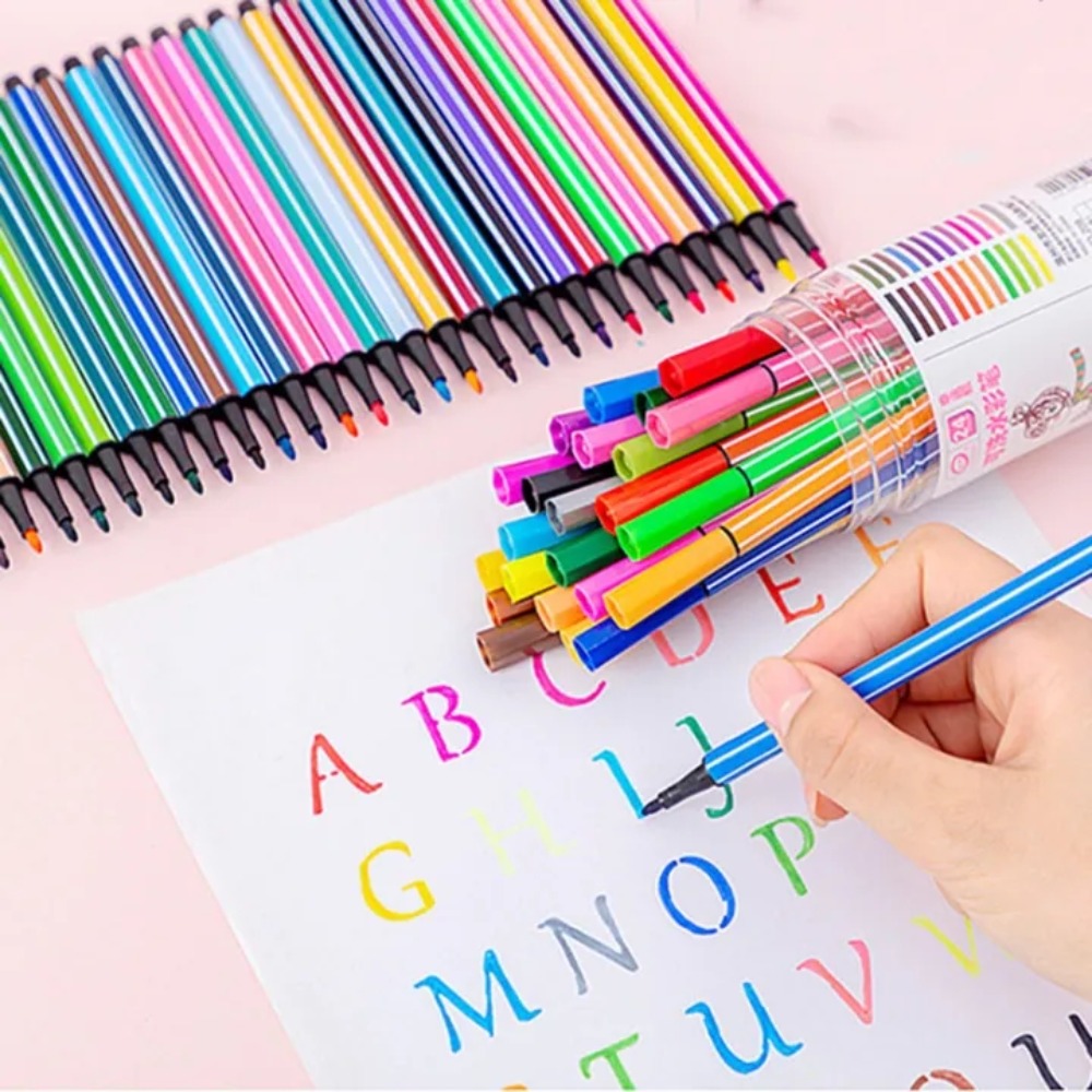 Premium Washable Art Markers Painting Set Colored Drawing Pens For Students Artists 0