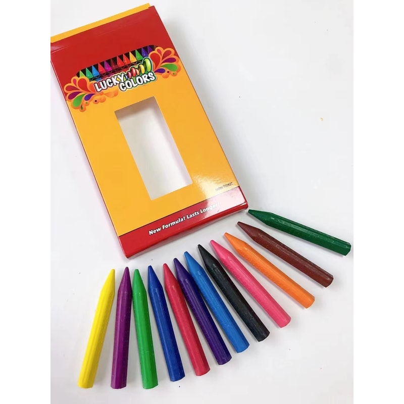 Hand Safe Washable Crayons Non Toxic Colored Art Sticks For Kids 1