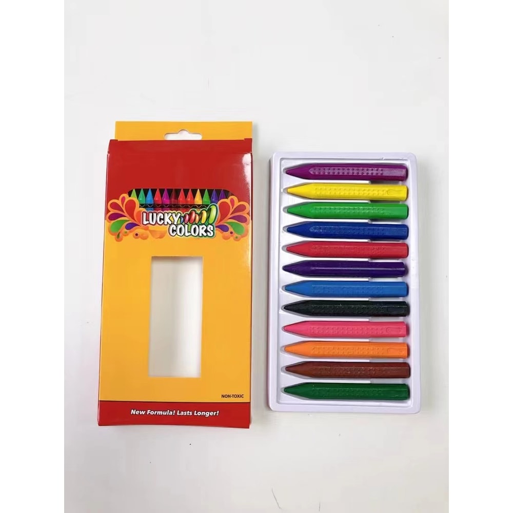 Hand Safe Washable Crayons Non Toxic Colored Art Sticks For Kids 5