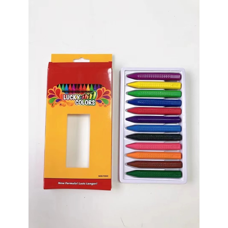 Hand Safe Washable Crayons Non Toxic Colored Art Sticks For Kids 5