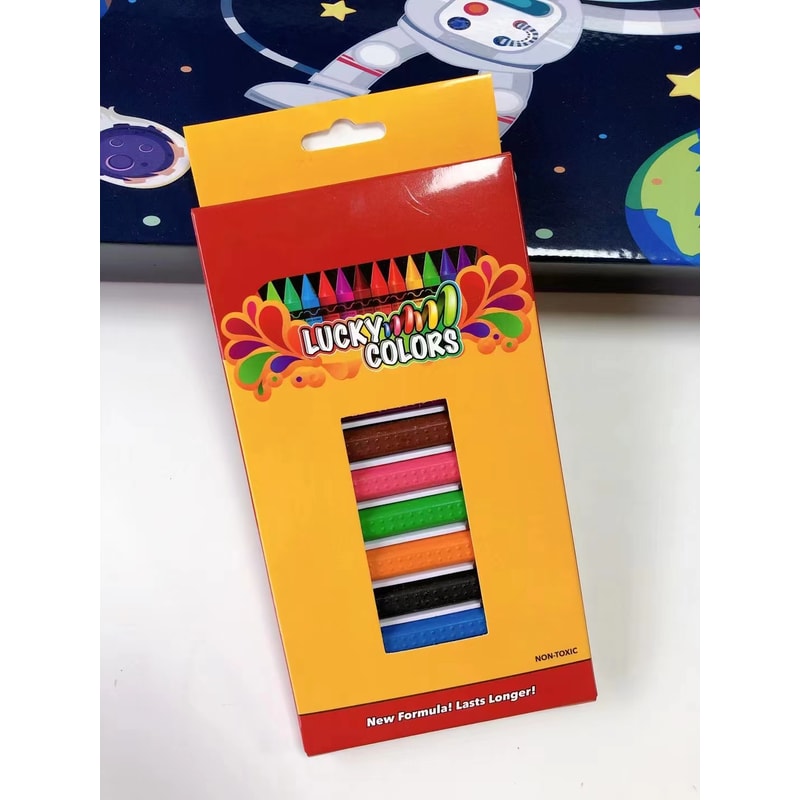 Hand Safe Washable Crayons Non Toxic Colored Art Sticks For Kids 3
