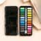 Premium Portable Watercolor Paint Set In Metal Case With Brush For Kids Artists 7
