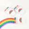 Rainbow Crayon Set for Birthday Parties Colorful Pocket Sized Gift
