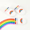 Rainbow Crayon Set for Birthday Parties Colorful Pocket Sized Gift