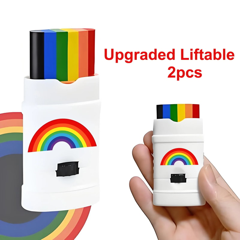 Rainbow Crayon Set for Birthday Parties Colorful Pocket Sized Gift
