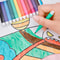 Mini Watercolor Marker Set for DIY Drawing & Canvas Painting