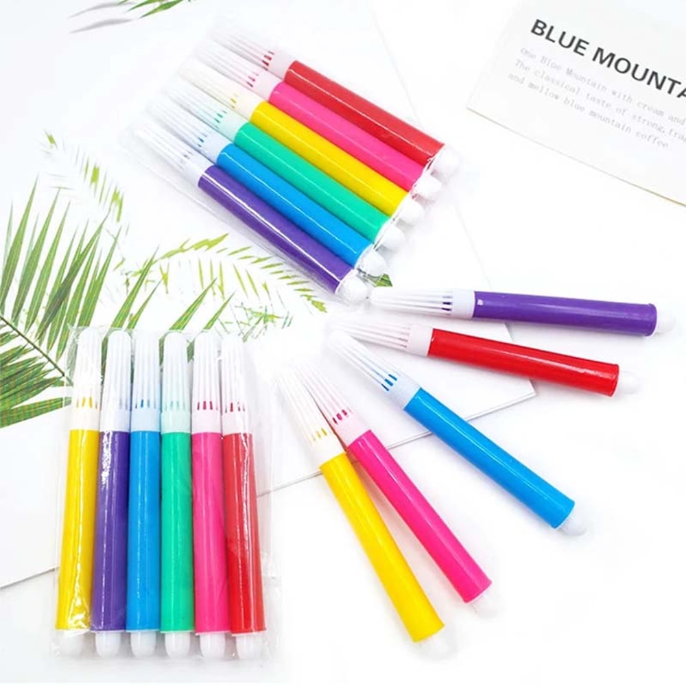 Mini Watercolor Marker Set for DIY Drawing & Canvas Painting