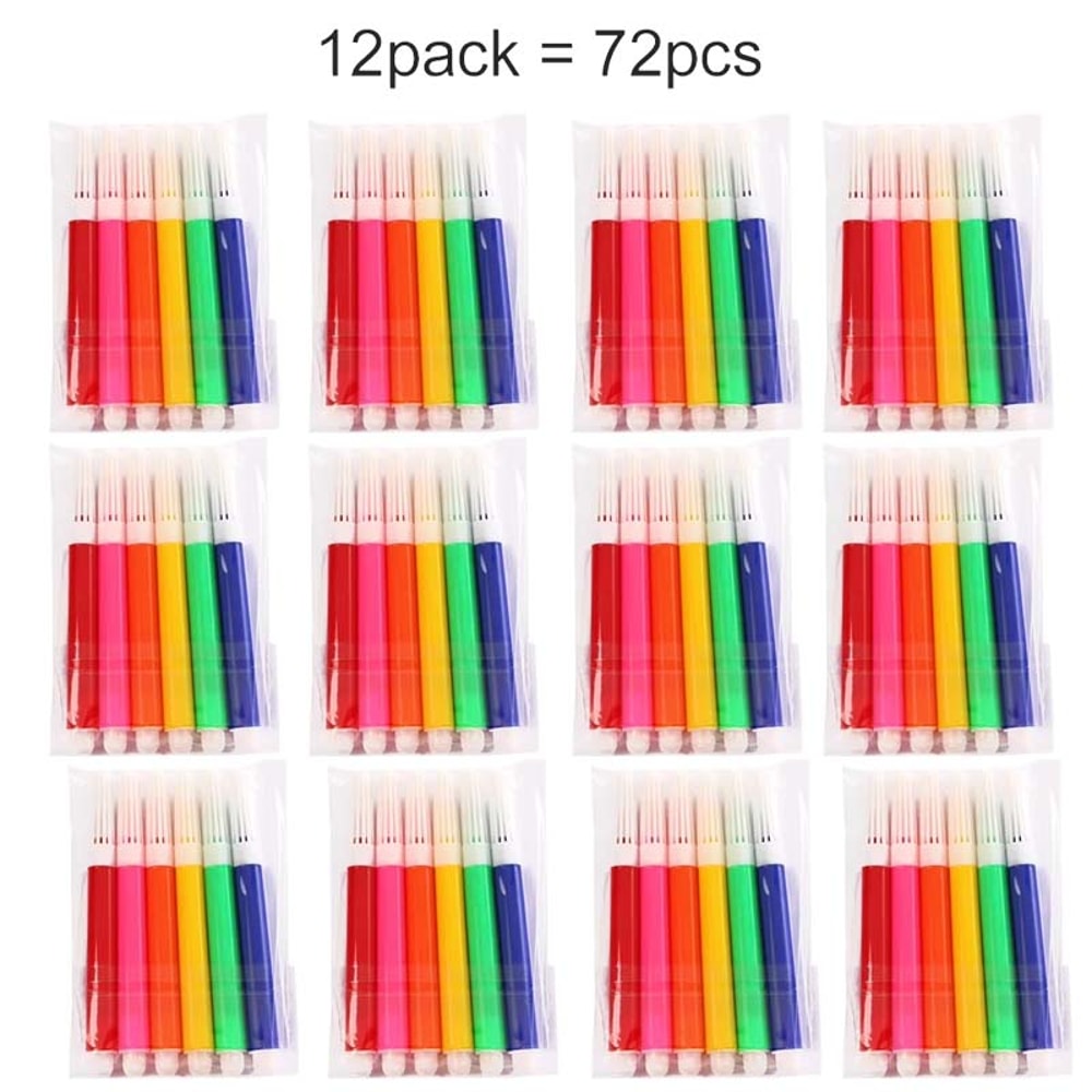 Mini Watercolor Marker Set for DIY Drawing & Canvas Painting