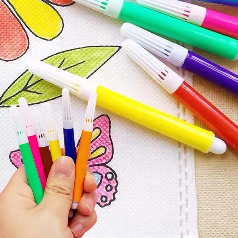 Mini Watercolor Marker Set for DIY Drawing & Canvas Painting