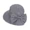 Retro Plaid Womens Wide Brim Sun Hat With Bow Stylish Foldable Sun Protection Hat 5