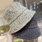 Luxury Leopard Print Rhinestone Bucket Hat Wide Brim Sun Hat 1