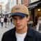 Color Block Baseball Cap with Embroidered Letter Adjustable Fit and Breathable Casual Cap