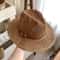 Breathable Wide Brimmed Straw Hat With Vintage Belt For Summer Sun Protection 2