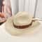 Western Cowboy Straw Hat With Wide Brim For Sun Protection Summer Beach Travel 5