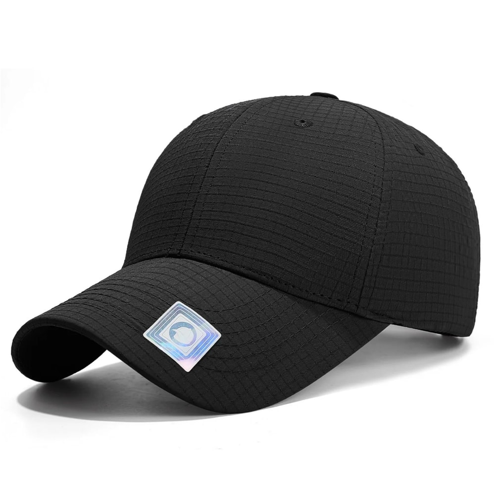 Summer Plaid Baseball Cap Quick Drying Unisex Multi Color 8