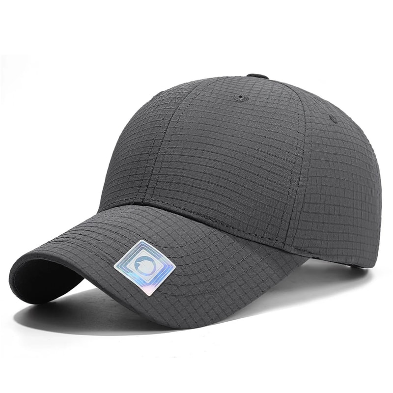 Summer Plaid Baseball Cap Quick Drying Unisex Multi Color 9
