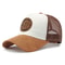 Breathable Suede Mesh Trucker Hat Adjustable Casual Baseball Cap 6