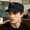 Mens Lightweight Quick Dry Plaid Military Cap with Ventilation