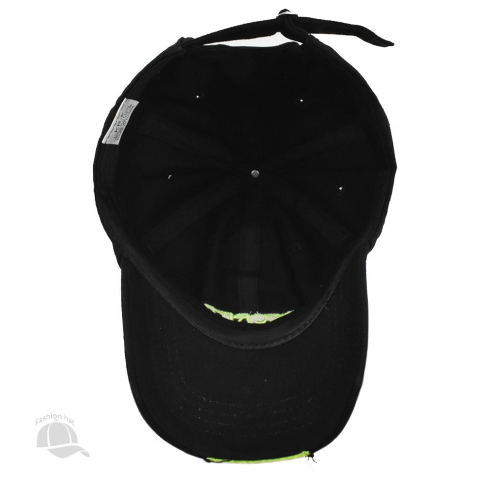 Adjustable Unisex Baseball Cap With Embroidered Letters Soft Top Face Slimming 2