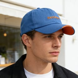 adjustable unisex baseball cap with embroidered letters soft top & face slimming