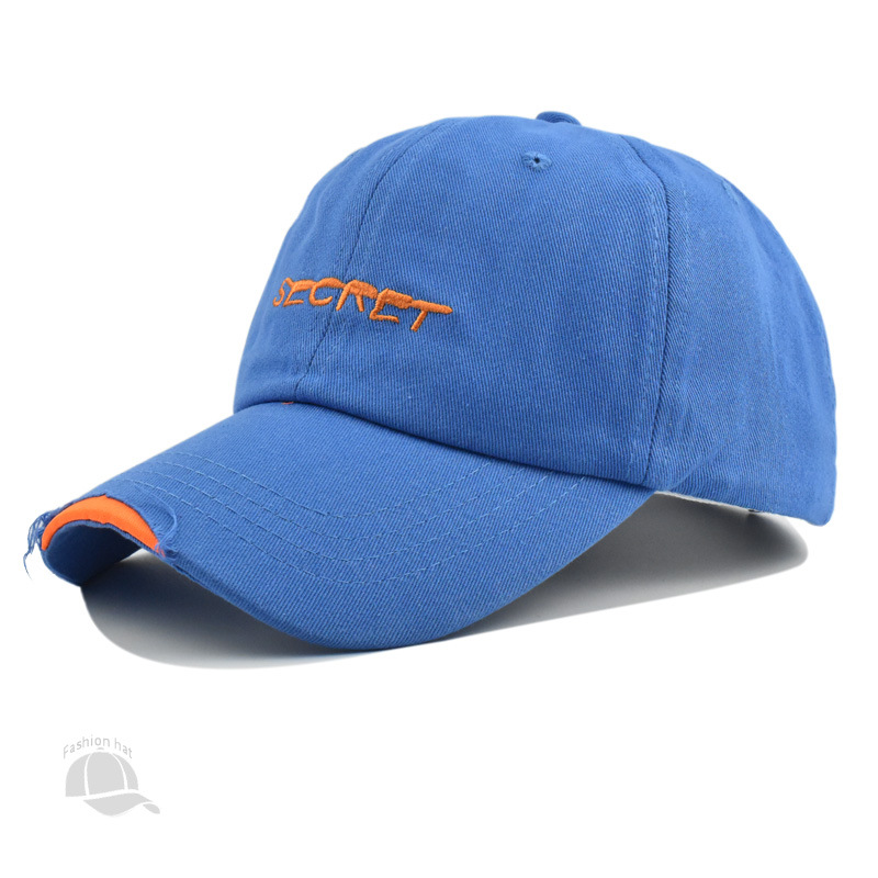 Adjustable Unisex Baseball Cap With Embroidered Letters Soft Top Face Slimming 5