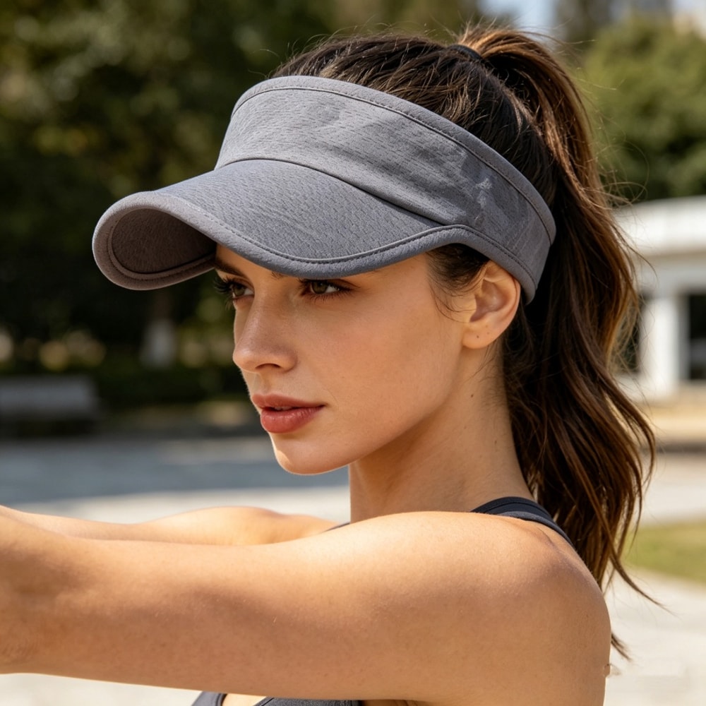 Lightweight Summer Visor Hat Quick Dry Breathable Baseball Cap For Outdoor Travel Running 3