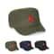 Red Cotton Cap With Star Mao Hat Mens Casual Gift Hat 0