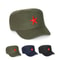 Red Cotton Cap With Star Mao Hat Mens Casual Gift Hat 0