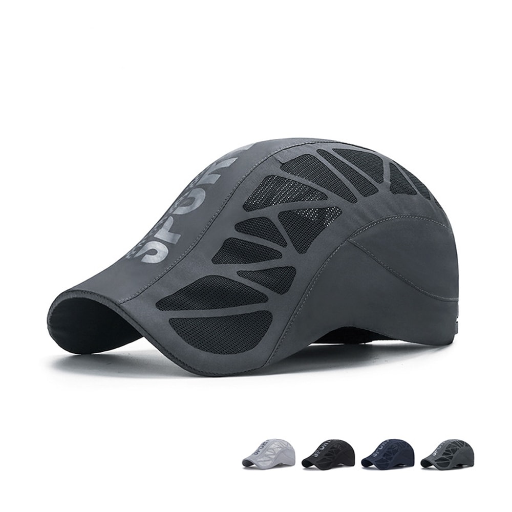 Mens Breathable Sport Hat Quick Dry Sun Protection Cap 0
