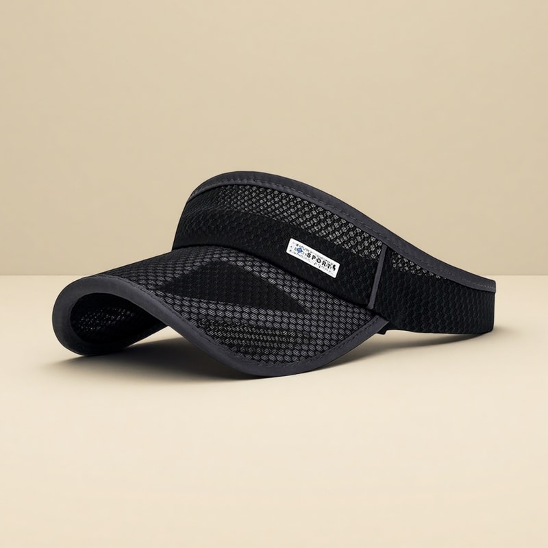 Performance Breathable Mesh Sun Visor Adjustable Quick Dry Sports Visor for Running & Golf