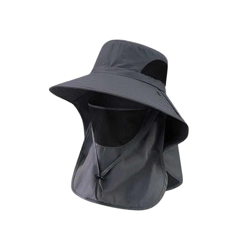 Premium UV Protection Sun Hat with Neck Flap Wide Brim Quick Dry Bucket Cap for Men & Women