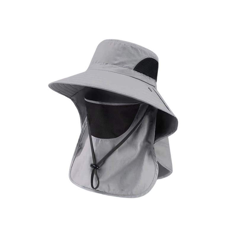 Premium UV Protection Sun Hat with Neck Flap Wide Brim Quick Dry Bucket Cap for Men & Women