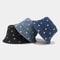 Denim Daisy Bucket Hat For Women Stylish Sun Protection Fishermans Hat 3