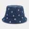 Denim Daisy Bucket Hat For Women Stylish Sun Protection Fishermans Hat 4