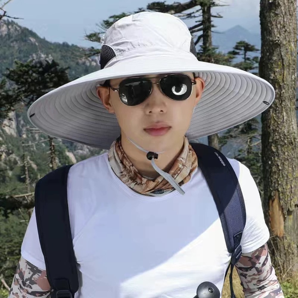 Foldable UV Protection Sun Hat Breathable Outdoor Fishing & Hiking Cap