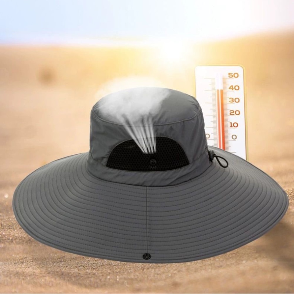 Foldable UV Protection Sun Hat Breathable Outdoor Fishing & Hiking Cap