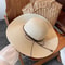 Womens Wide Brim Straw Sun Hat UV Protection Beach & Travel Hat