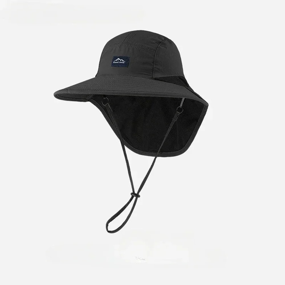 Summer Wide Brim Sun Hat for Neck & Face Protection Unisex Outdoor Bucket Hat