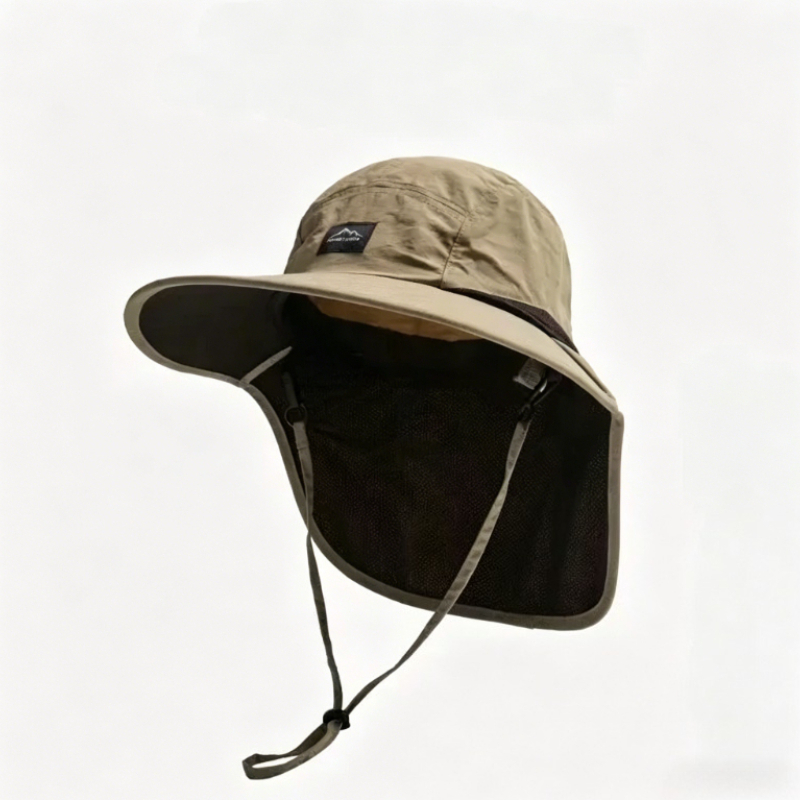 Summer Wide Brim Sun Hat for Neck & Face Protection Unisex Outdoor Bucket Hat
