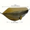 Premium Double Camping Hammock with Mosquito Net Portable Outdoor Swing Bed