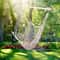 Nordic Style White Hanging Chair For Indoor Outdoor Relaxation 0