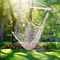Nordic Style White Hanging Chair For Indoor Outdoor Relaxation 0