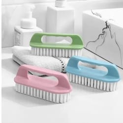 all purpose stiff bristle scrub brush household & shoe cleaning brush for laundry & surface care